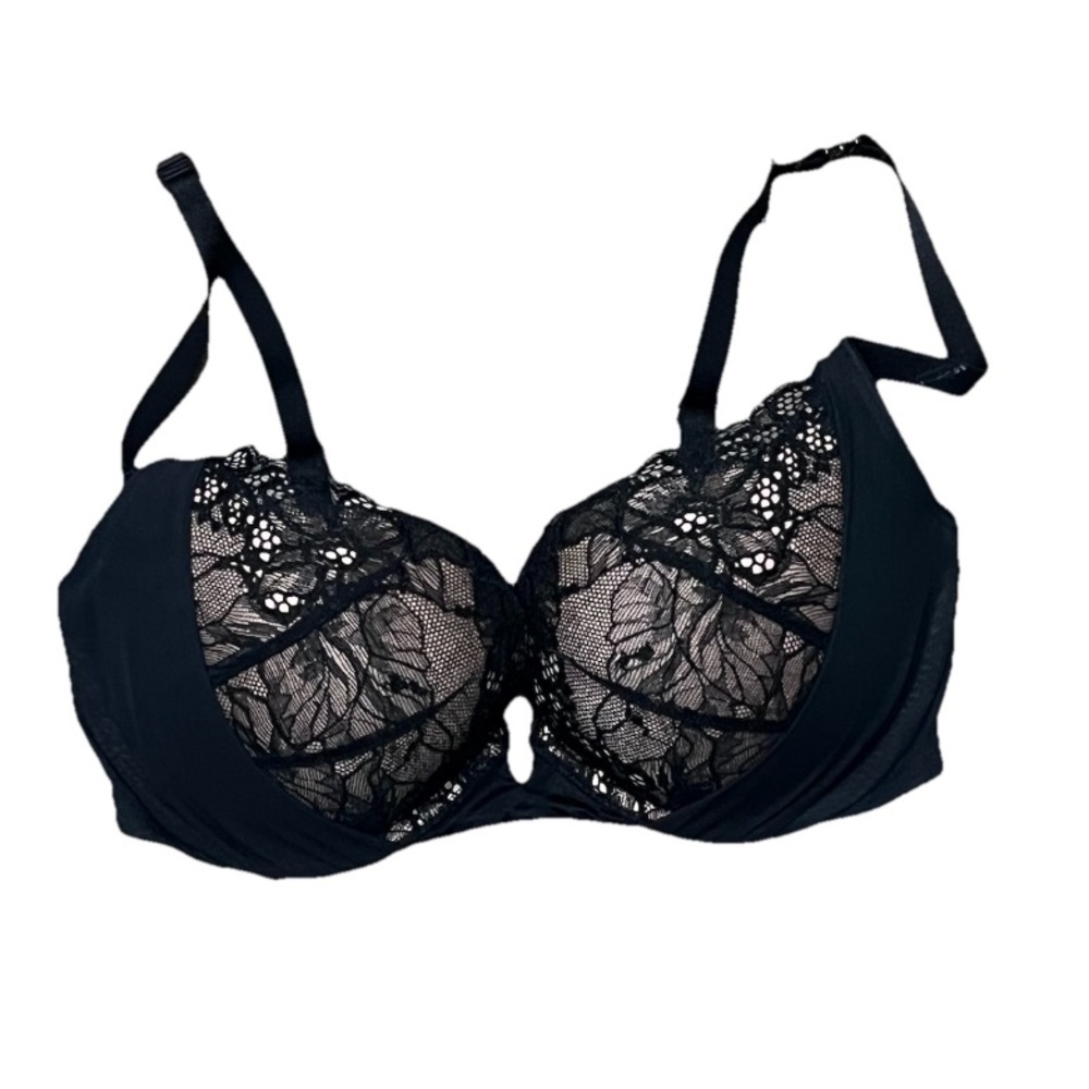 Victoria’s Secret Padded Demi Bra 34D Classic Underwire Push Up Lace Vintage Y2k